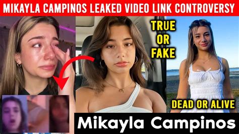 mikayla champinos nudes|Hot tiktoker Mikayla campinos leaked video